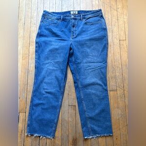 We The Free Straight Leg Blue Jeans